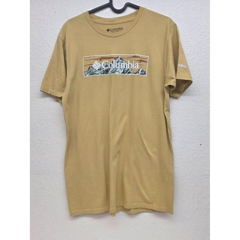 Columbia-sportswear Men's Yellow T-shirt